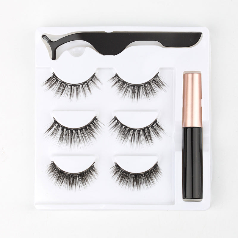 Magnetic eyeliner eyelash suit